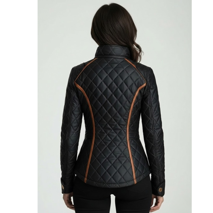 Leatrice Diamond-Quilted Lined Jacket