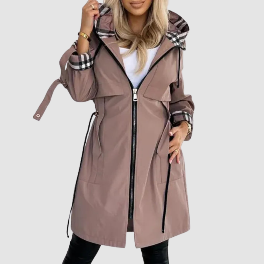 Ollie Waterproof and Windproof Zip Coat
