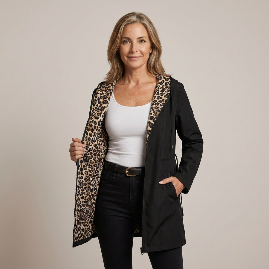 Tiffany Reversible Hooded Coat