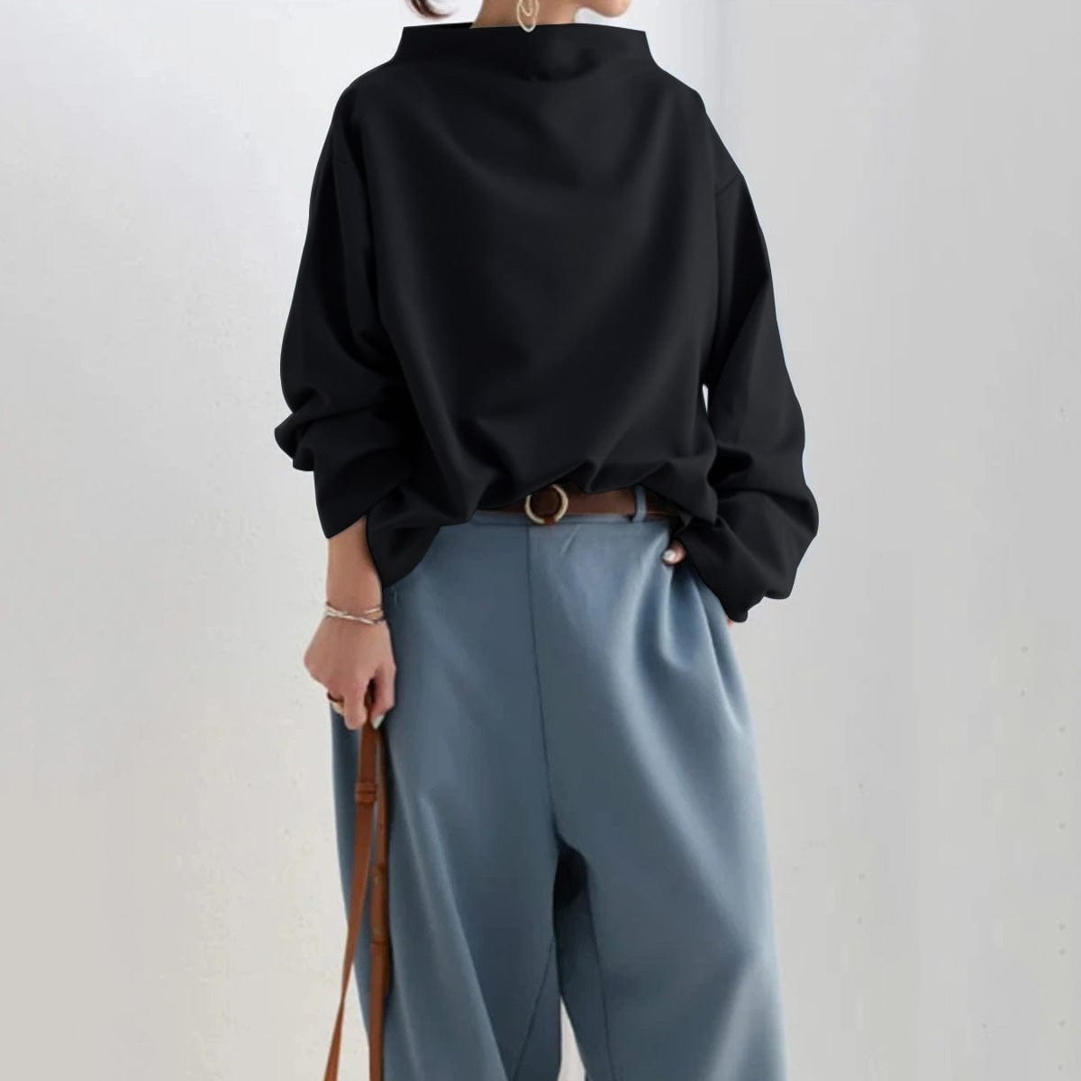 Elly | High-Neck Casual Top