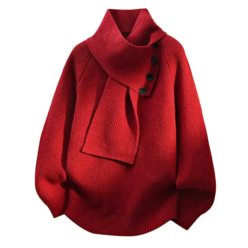 Arielle | Cozy Scarf-Neck Sweater