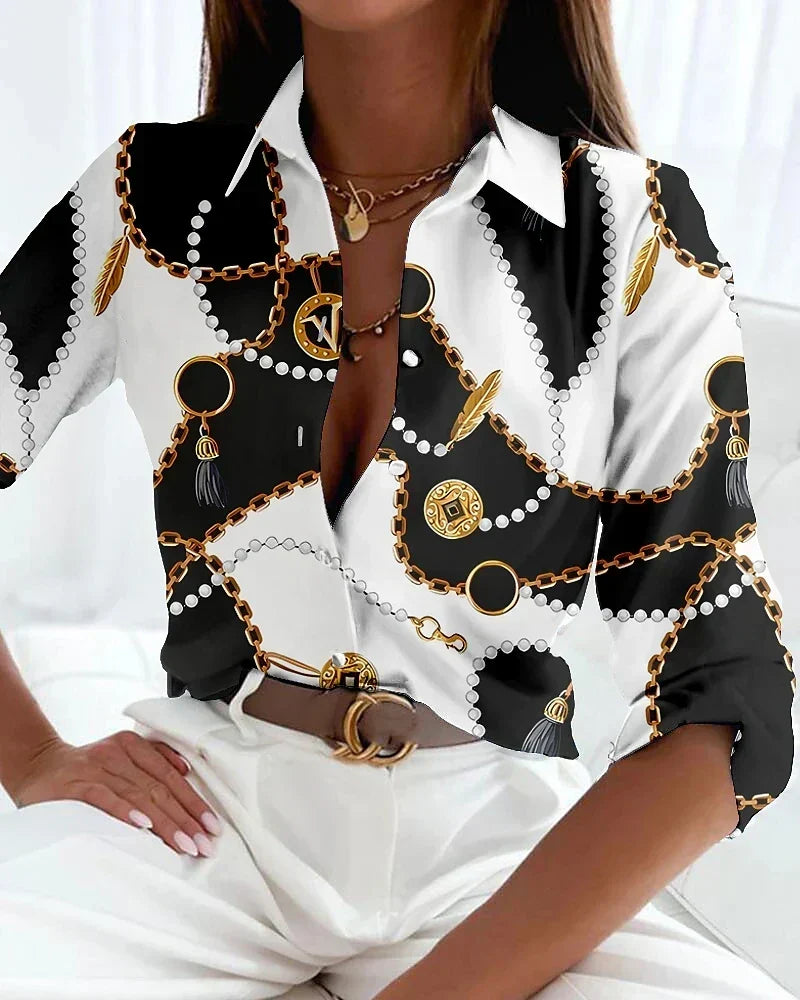 Viola | Contemporary Printed Blouse