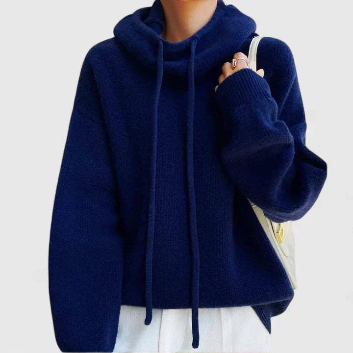 Marie | Cozy Knit Hoodie